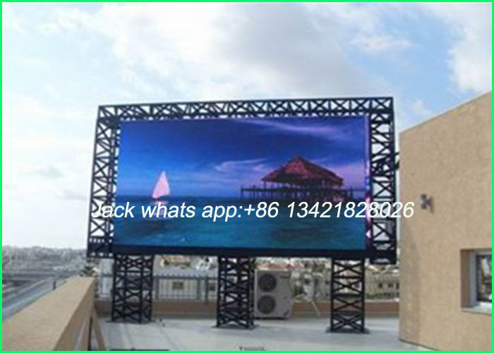 OEM / ODM P10 Outdoor LED Displays For Plaza Park / Stadium 960 * 960mm