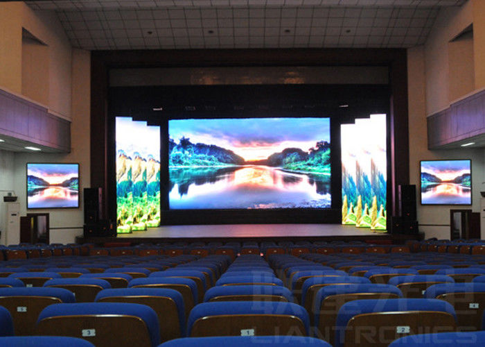 SMD3535 p10 led panel RGB , slim Led Video Display Board For Meeting Room