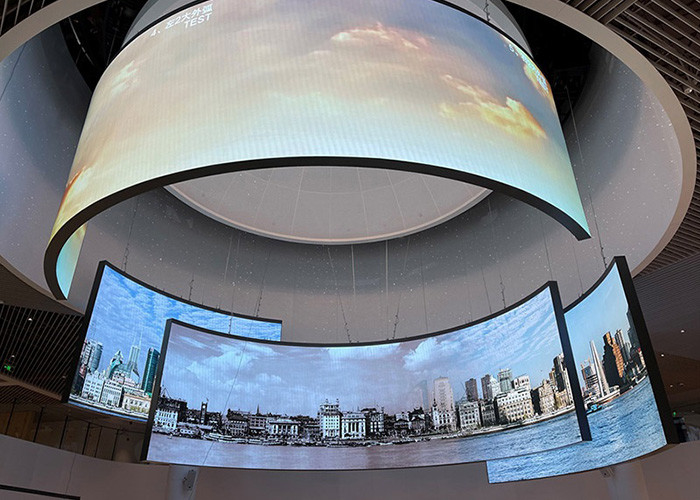 Curved P4 P5 320*160mm Indoor Full Color Led Display Irregular Shape