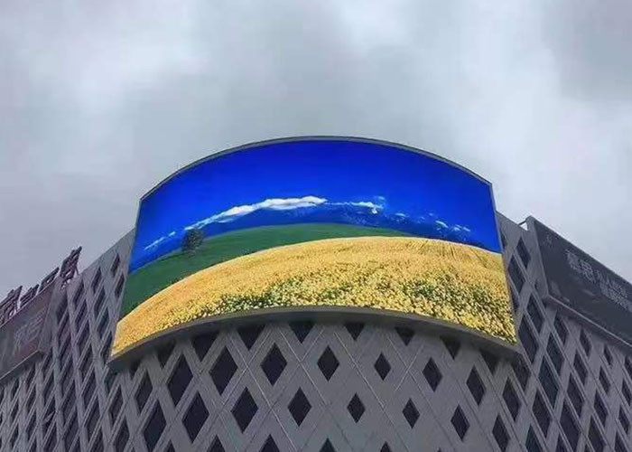 P8 P10 High Brihtness 6000nits Outdoor Full Color Led Display Wall Screen