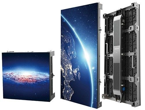Aluminum Cabinet High Definition Indoor Rental Led Screen , Seamless Led Video Wall Hire