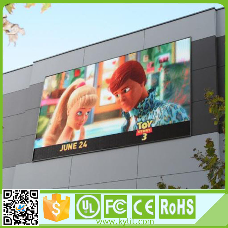Outdoor RGB LED Screen High Brightness Led Advertising Pitch 6mm Display