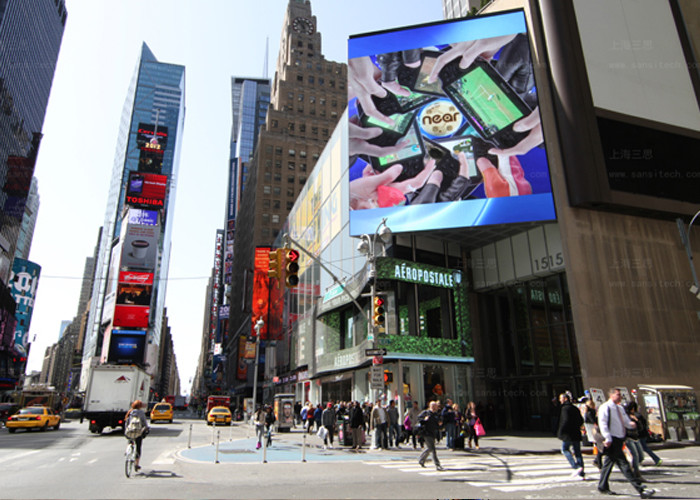 P6 Electronic Outdoor LED Advertising Displays With RGB Constant ...